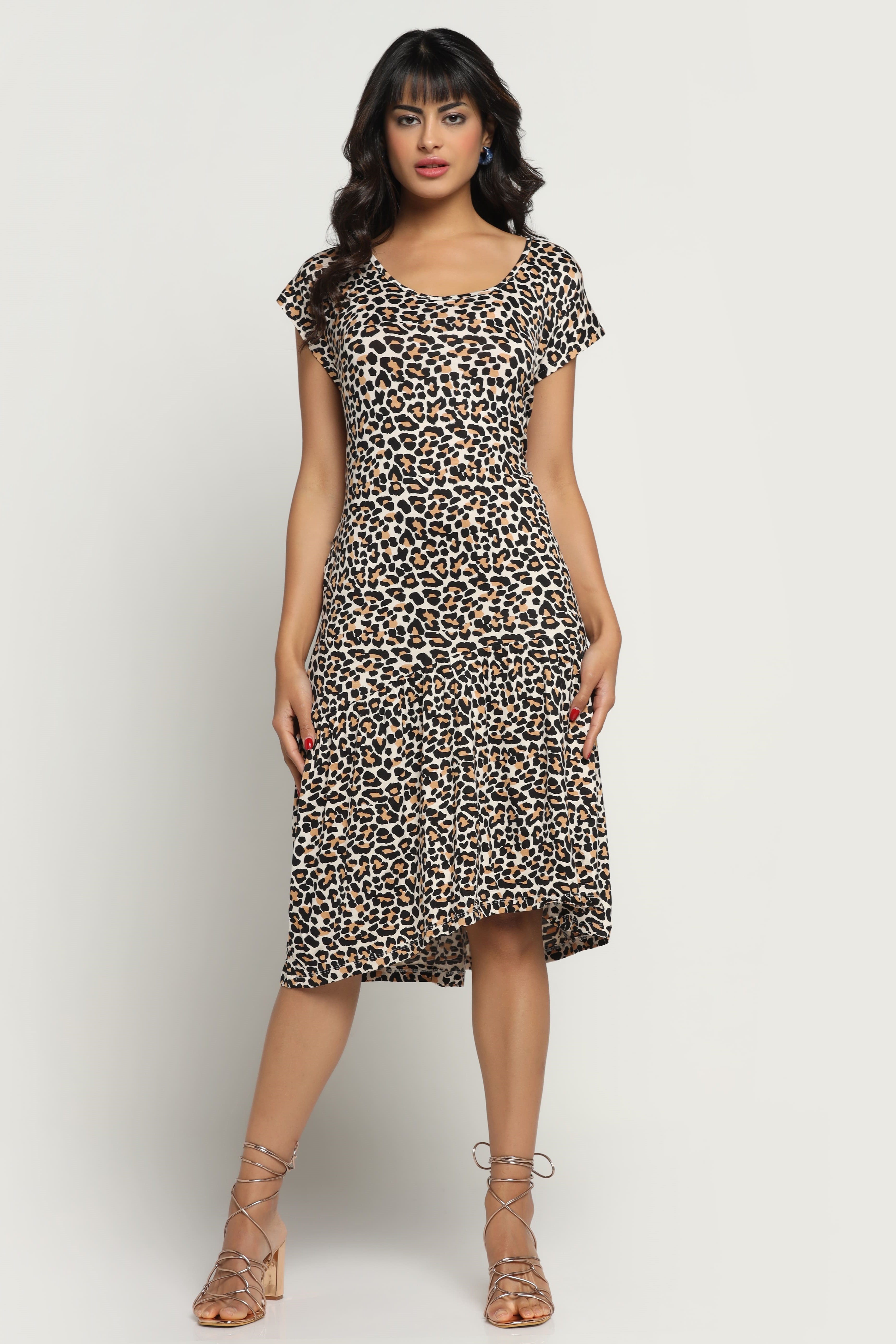 GRAPHITE GLAM BAMBOO DRESS