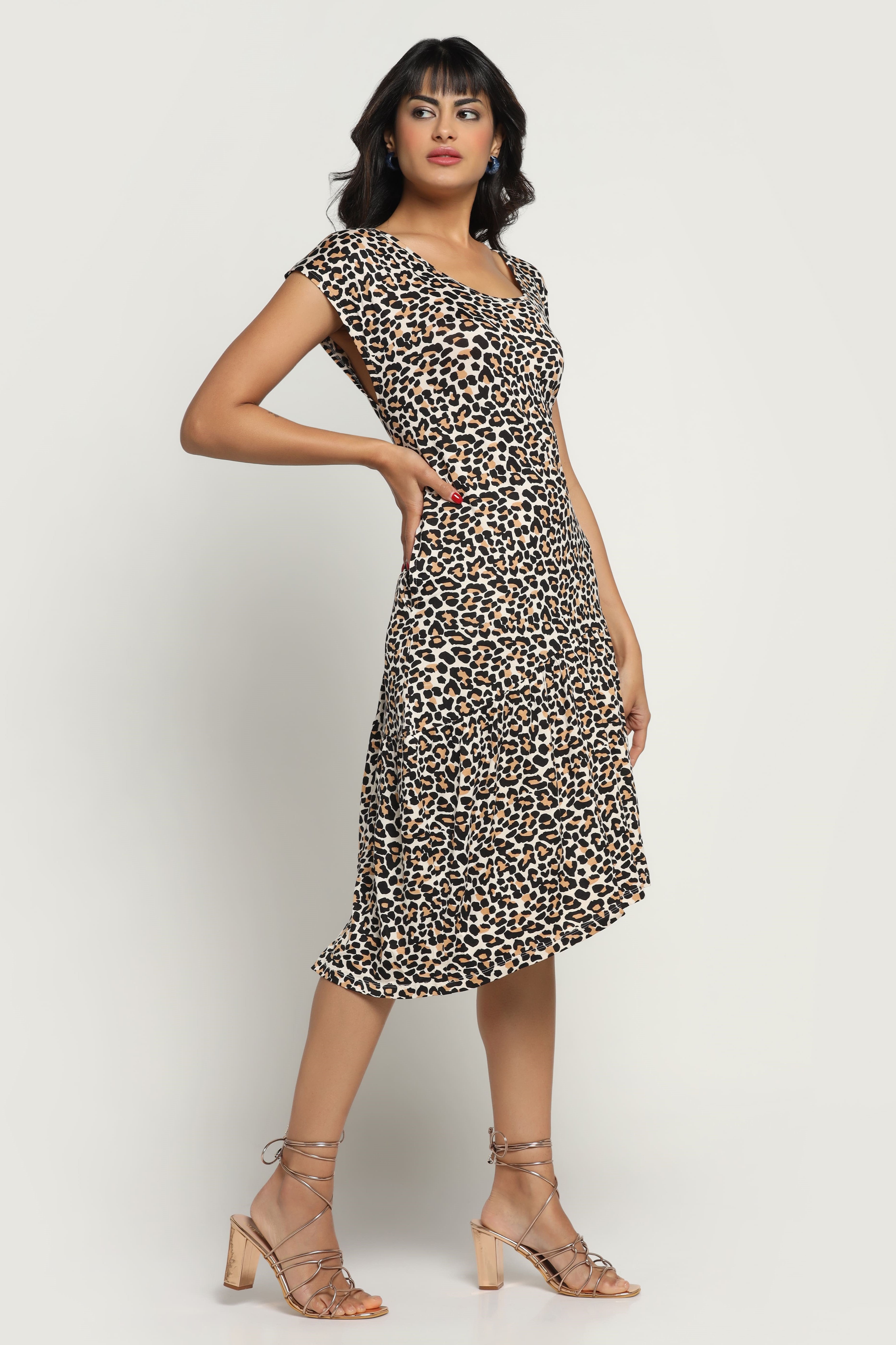 GRAPHITE GLAM BAMBOO DRESS