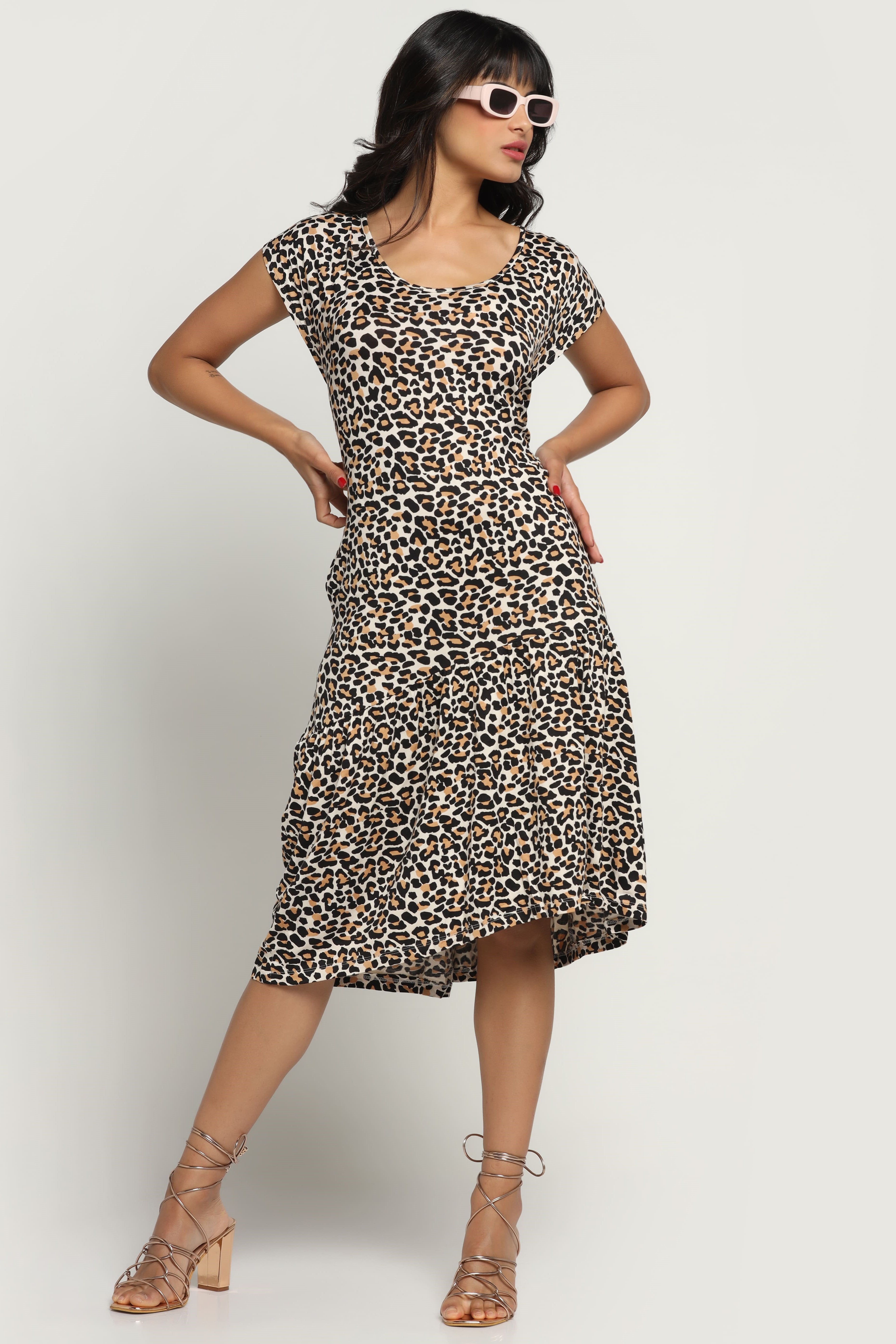 GRAPHITE GLAM BAMBOO DRESS