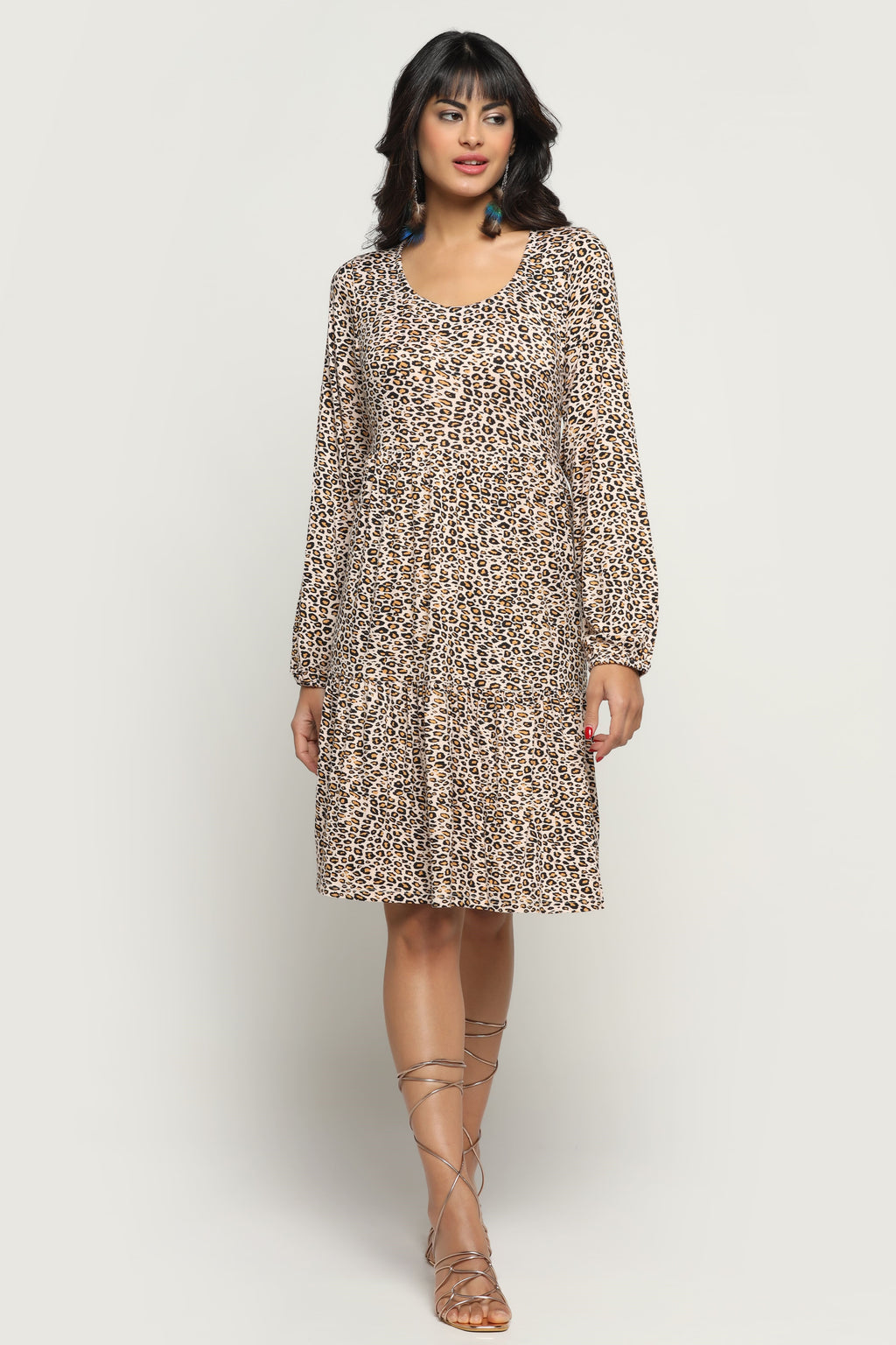 CREAMY CANVAS BAMBOO DRESS