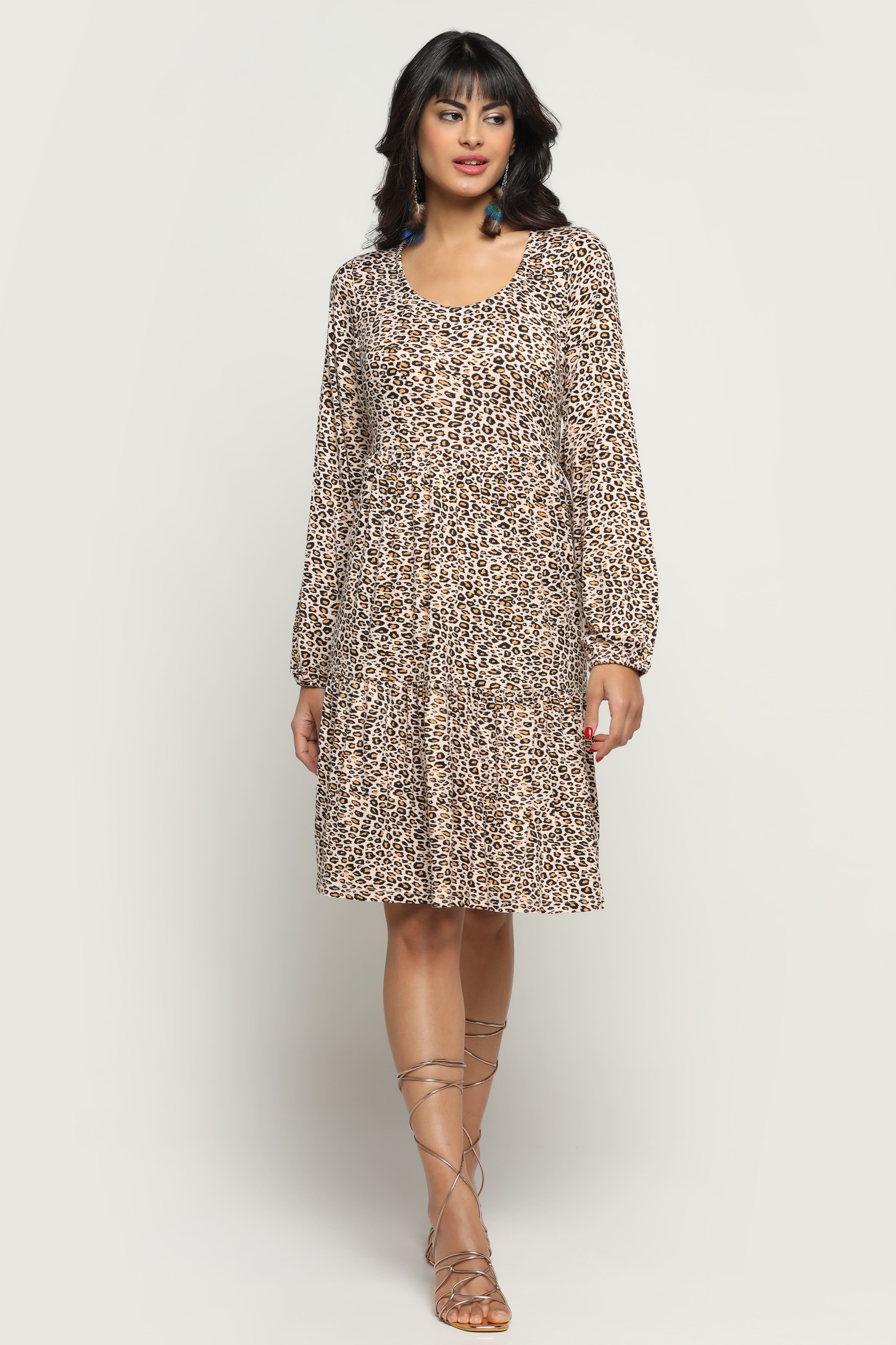 CREAMY CANVAS BAMBOO DRESS