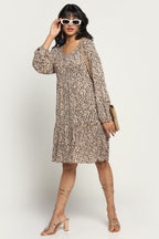 CREAMY CANVAS BAMBOO DRESS