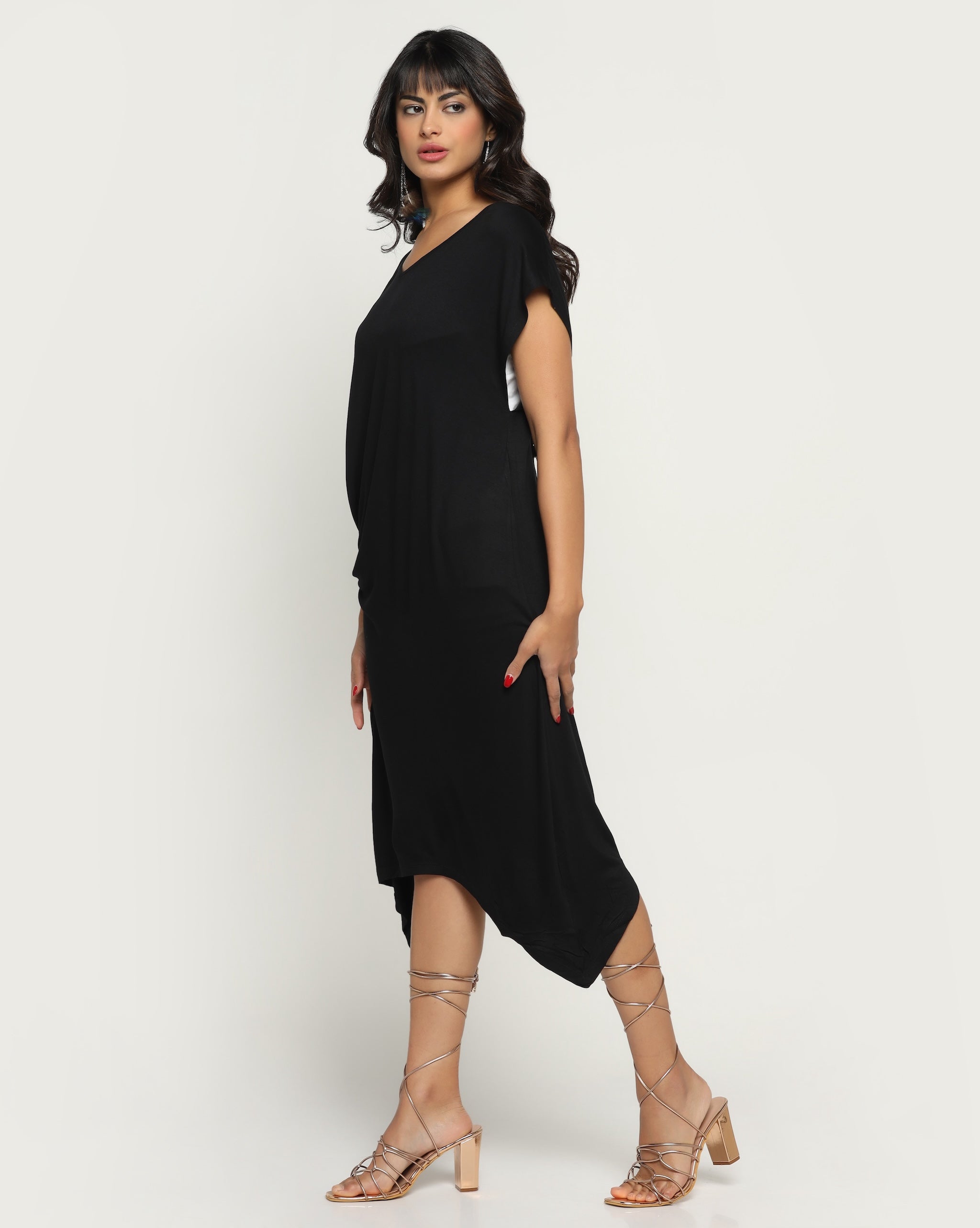 Aria Bamboo Dress In Black