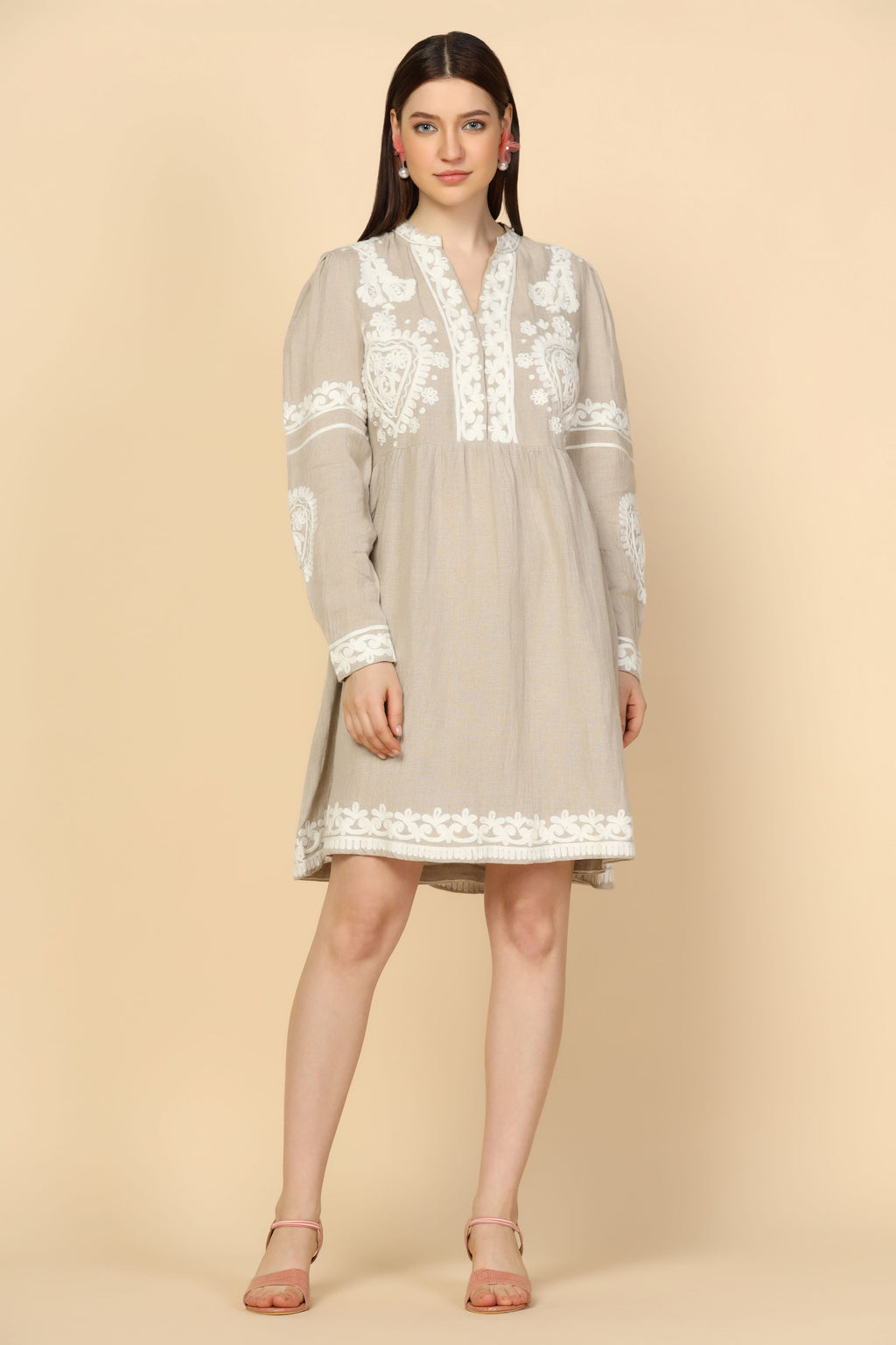 SHAY EMBROIDERED DRESS