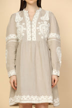 SHAY EMBROIDERED DRESS