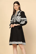 SHAY EMBROIDERED DRESS