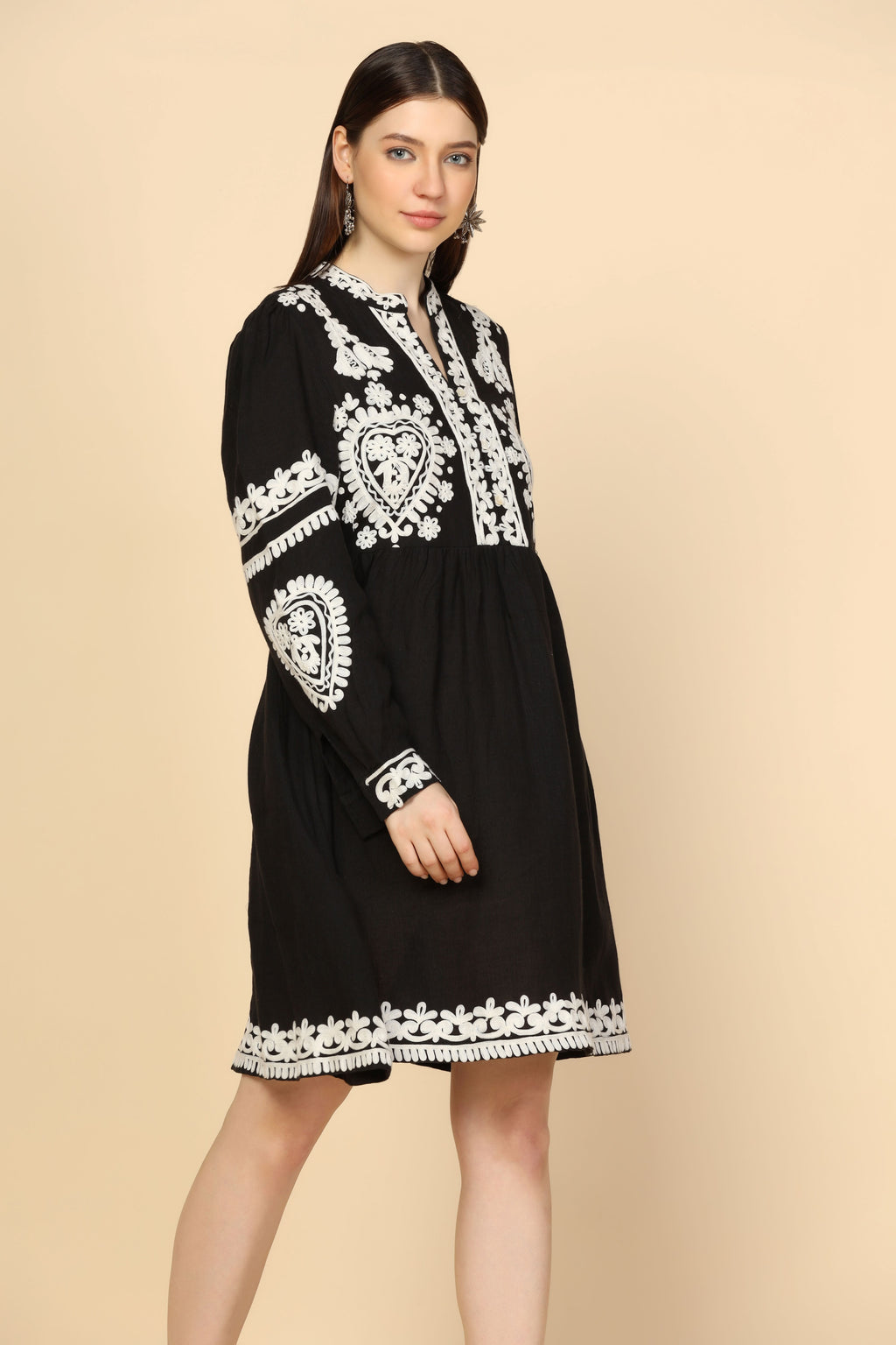 SHAY EMBROIDERED DRESS