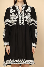 SHAY EMBROIDERED DRESS