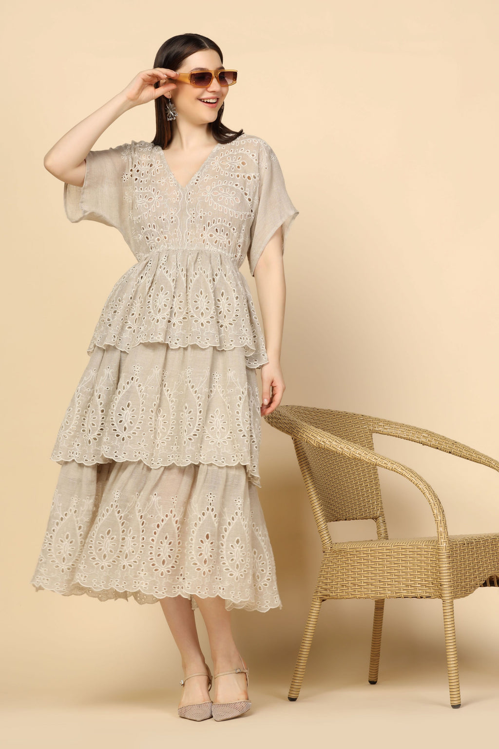 INAYA TIERED DRESS