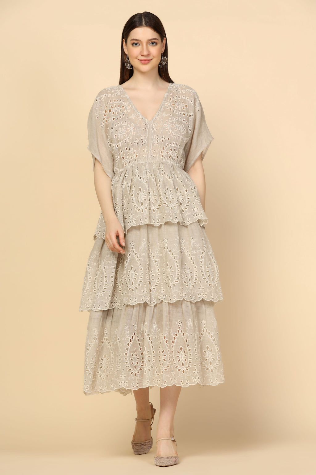 INAYA TIERED DRESS