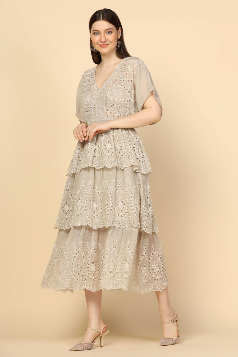 INAYA TIERED DRESS