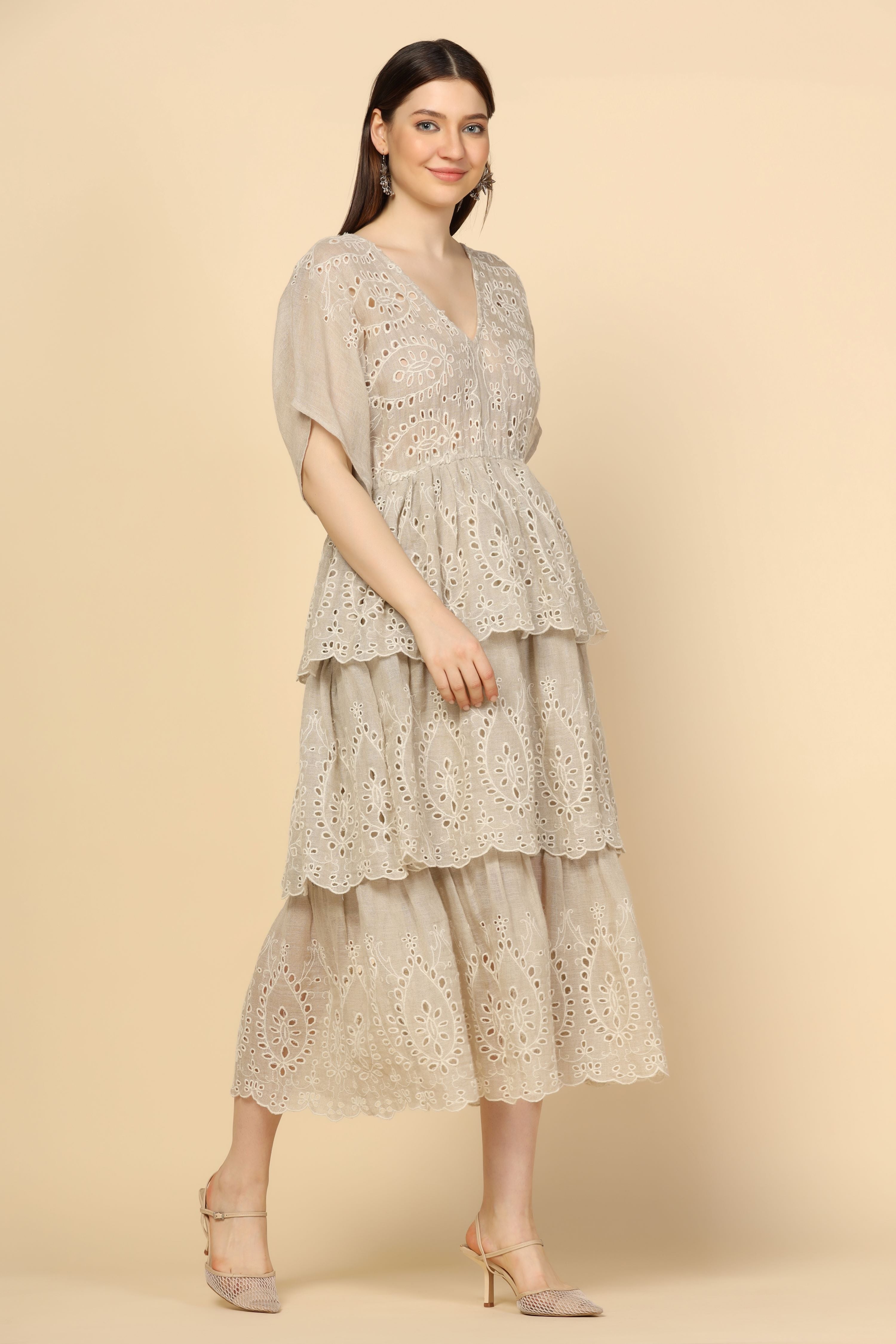 INAYA TIERED DRESS