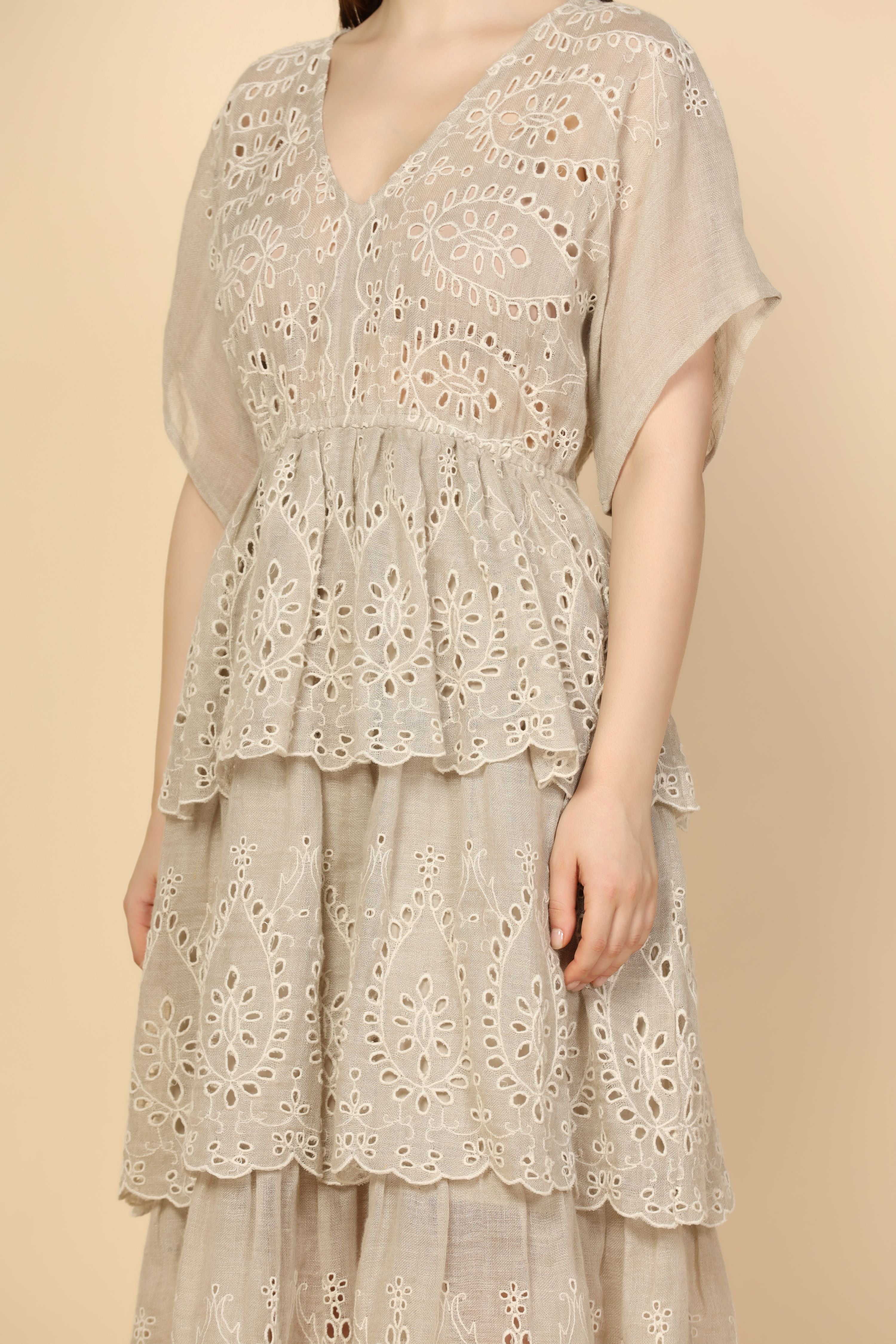 INAYA TIERED DRESS