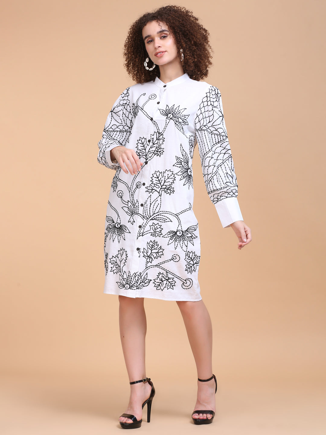 Linen one piece dress hotsell