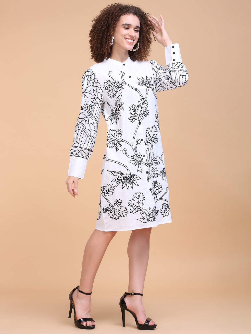 MARGA EMBROIDERED DRESS