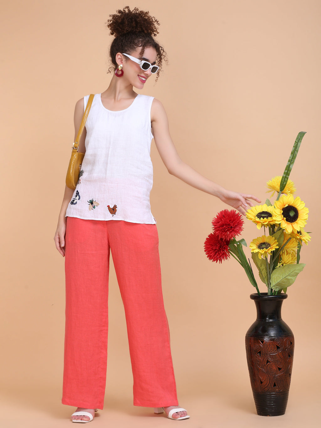 MIONA EMBROIDERED TOP