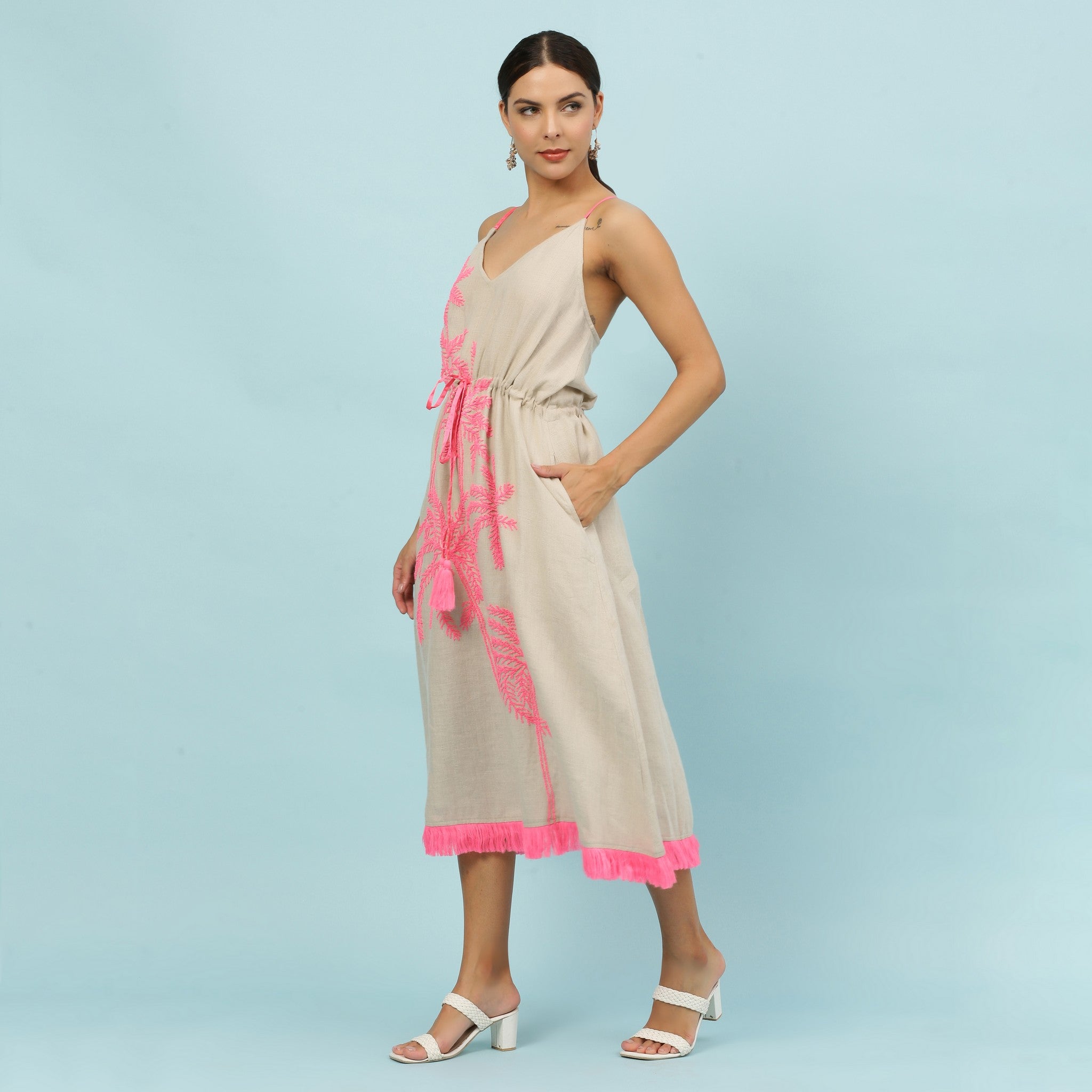 ARABELLA EMBROIDERED DRESS