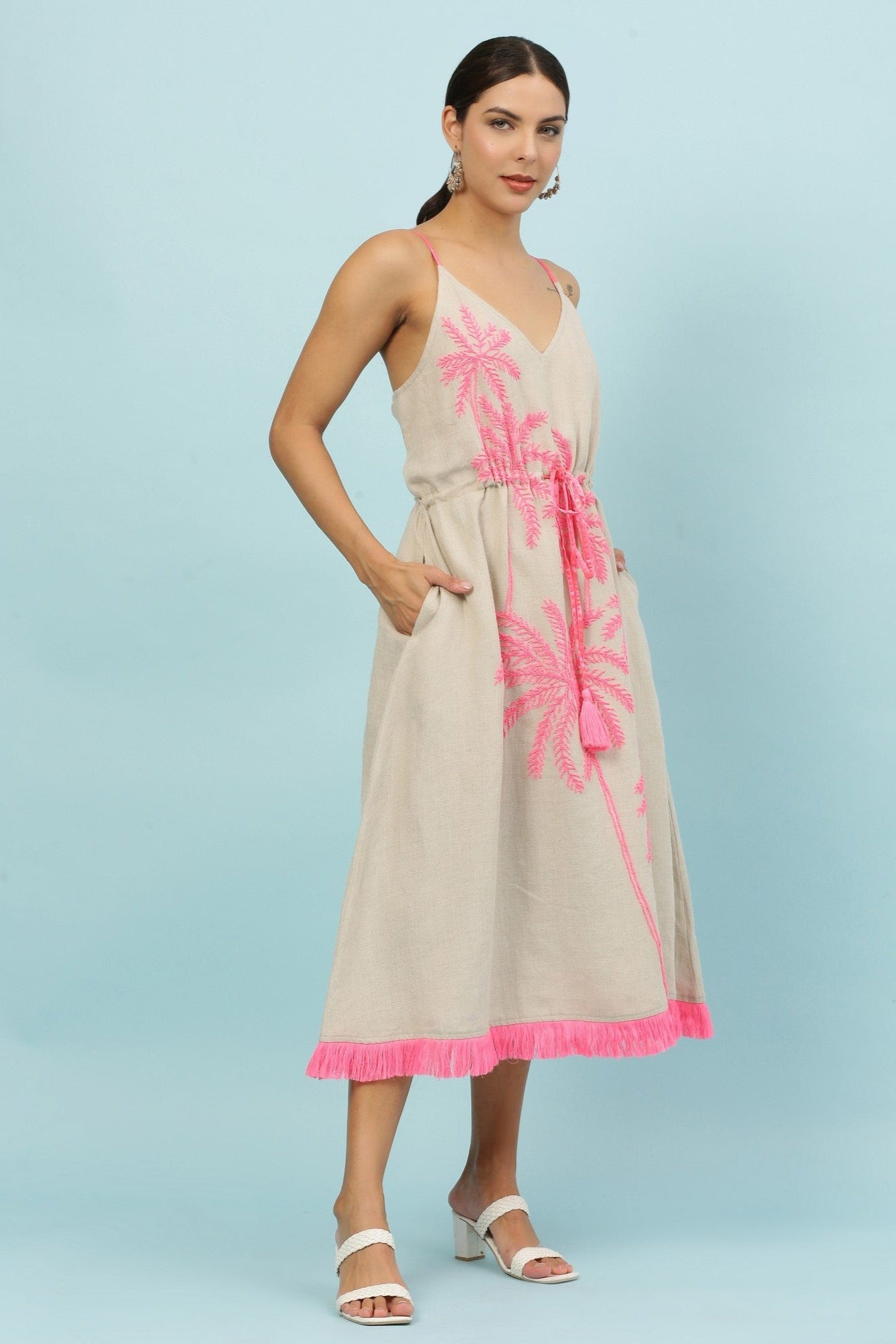 ARABELLA EMBROIDERED DRESS