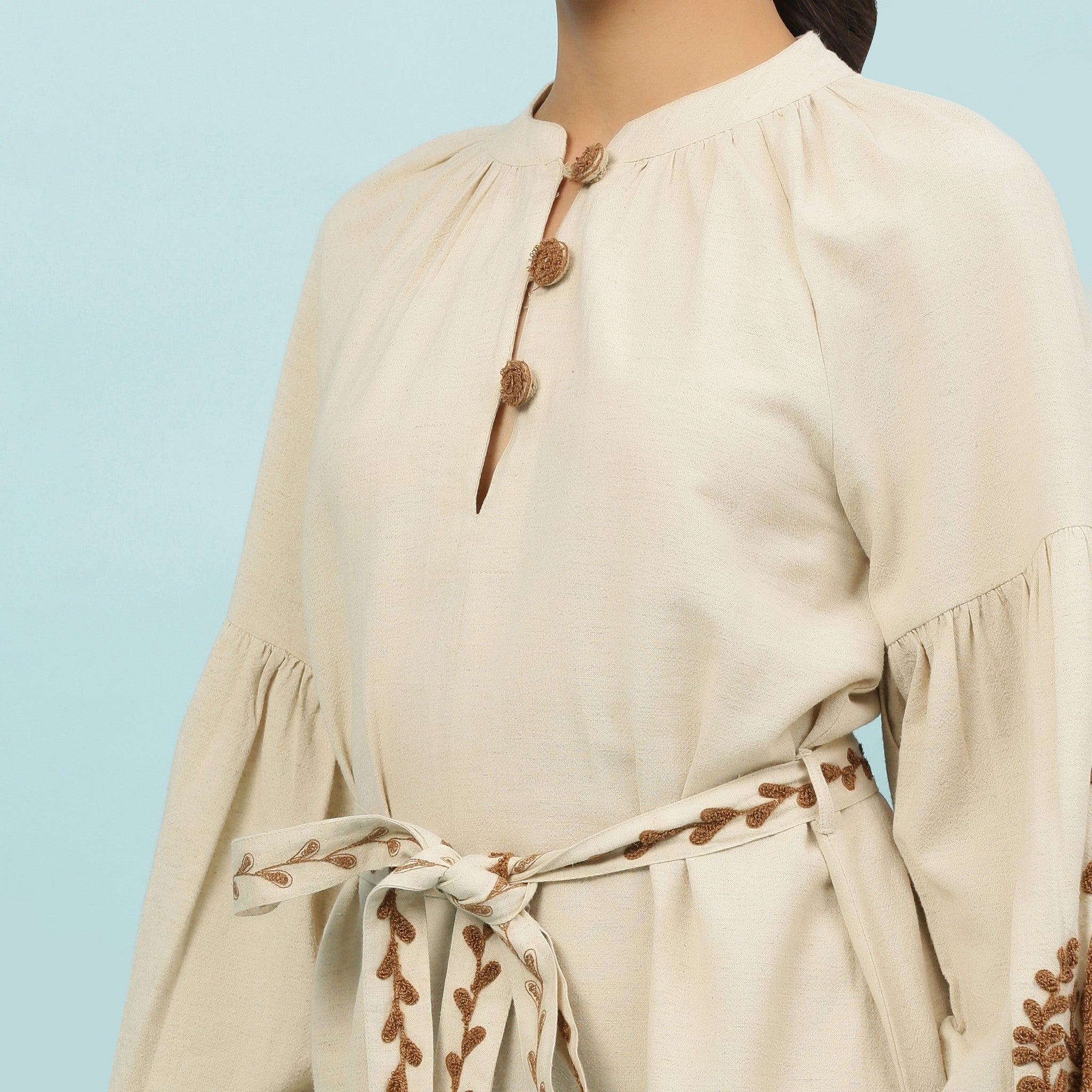 GIGI EMBROIDERED DRESS