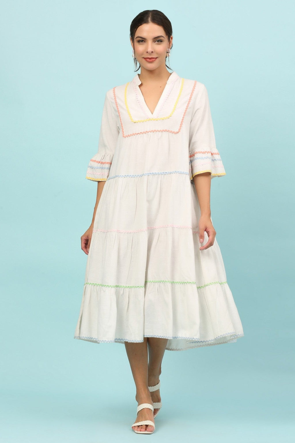 CANDY TIERED DRESS