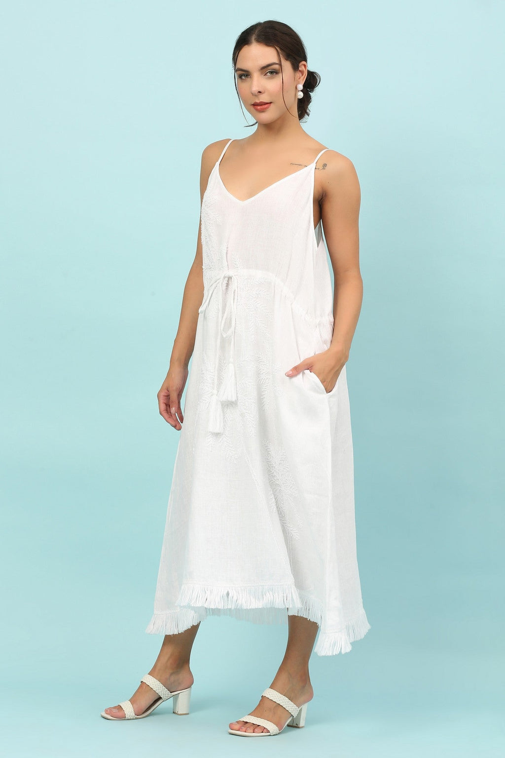 ARABELLA EMBROIDERED DRESS