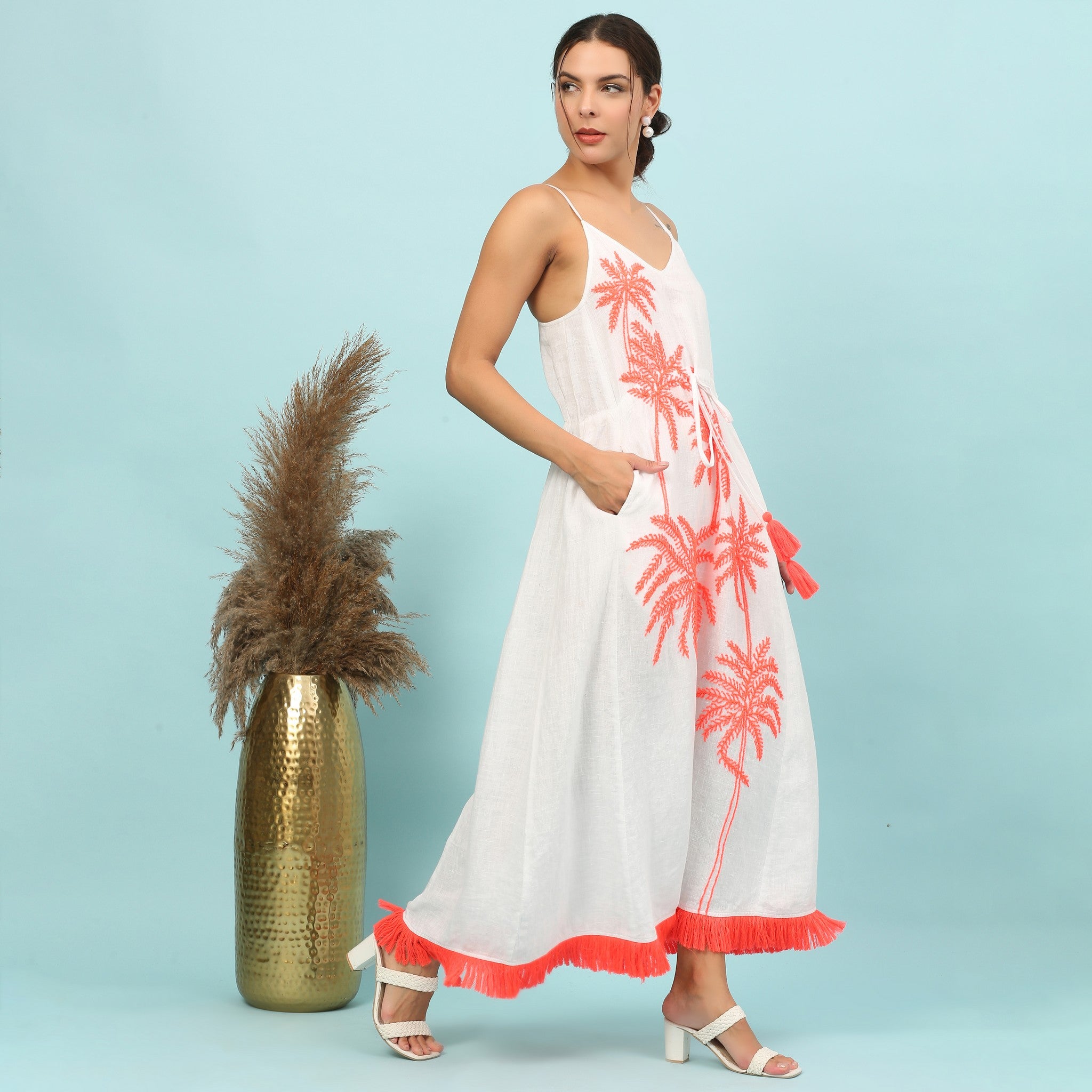 ARABELLA EMBROIDERED DRESS