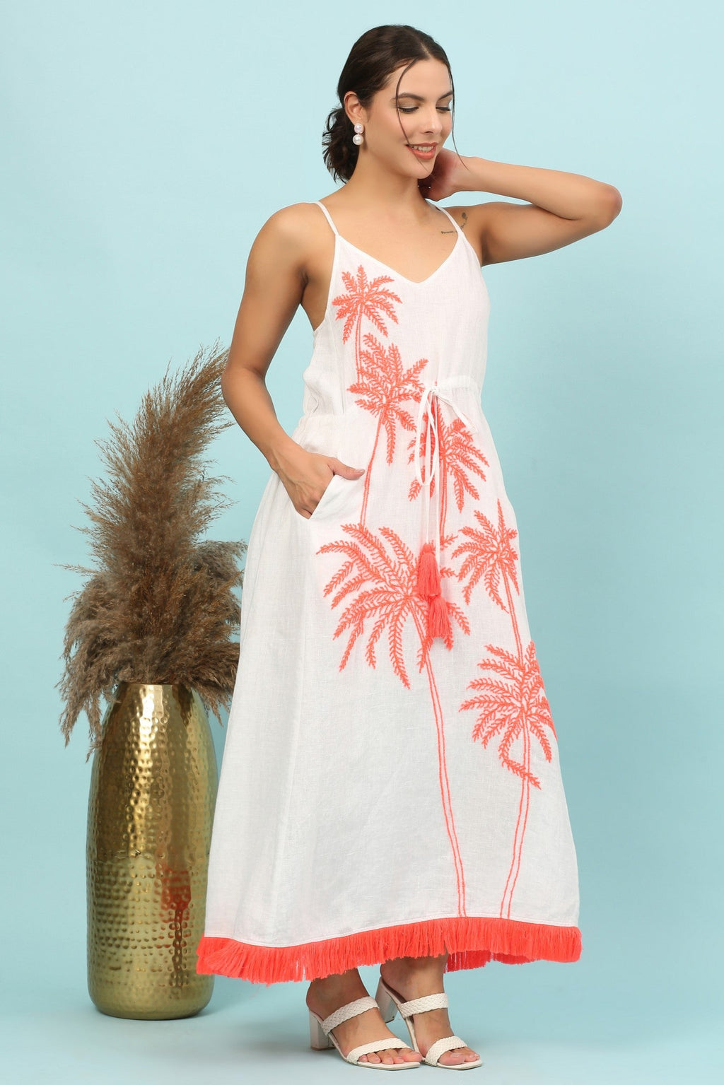 ARABELLA EMBROIDERED DRESS