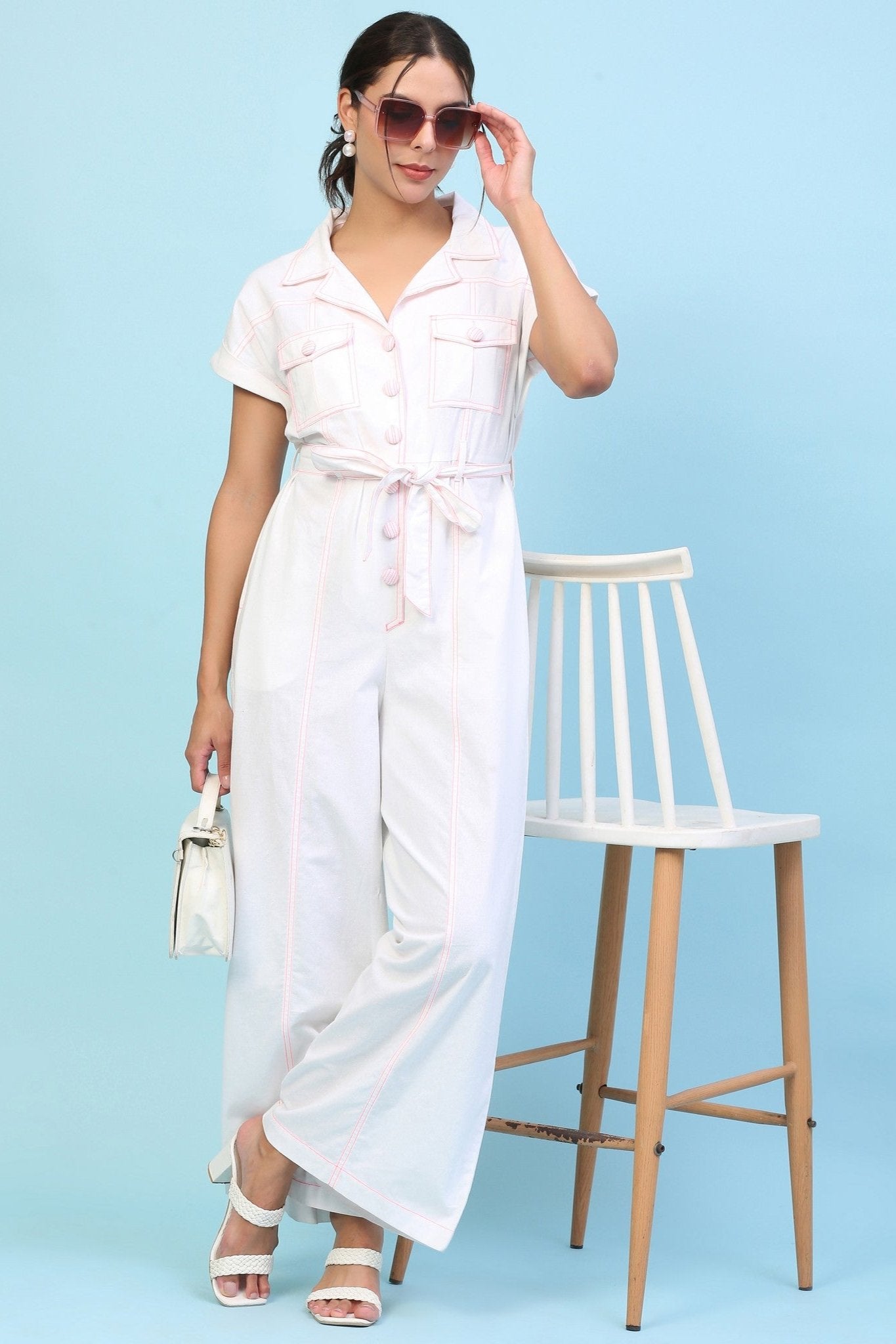 AURA EXTENDED SLEEVE  JUMPSUIT