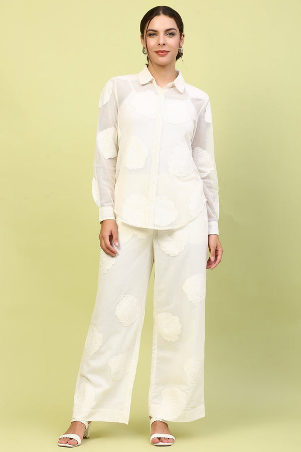JUNO EMBROIDERED SHIRT SET