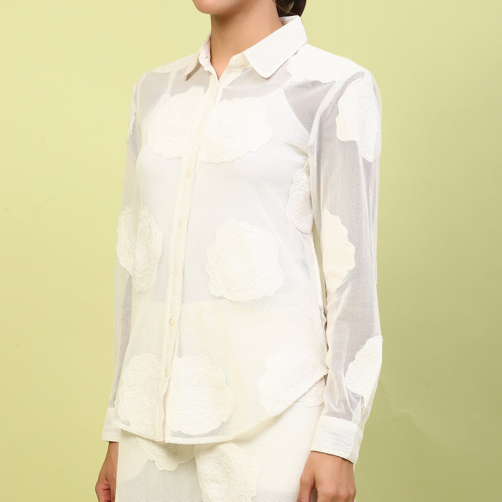 JUNO EMBROIDERED SHIRT SET