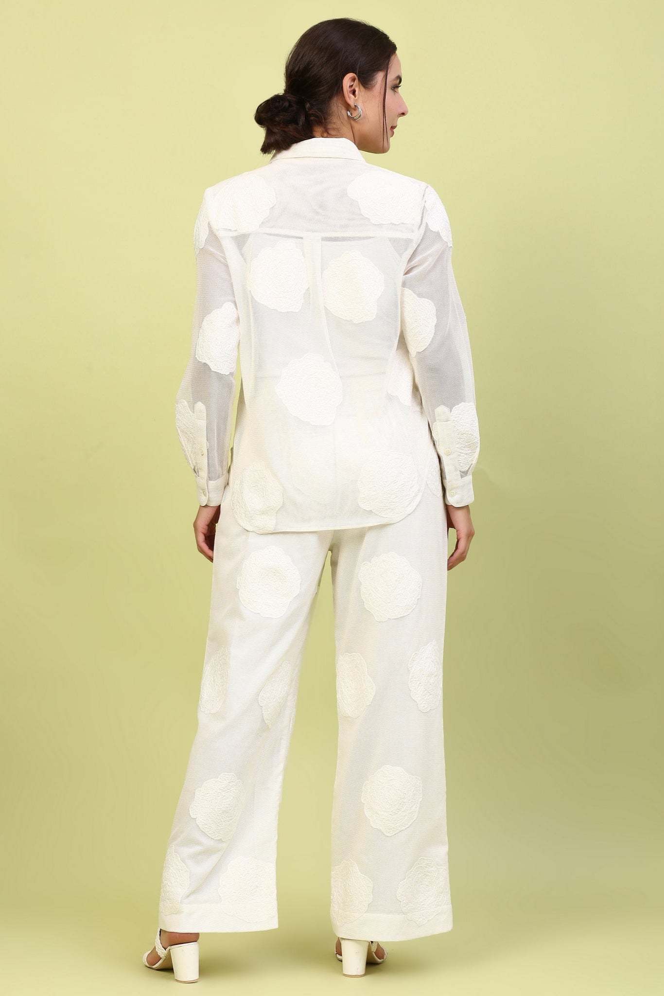 JUNO EMBROIDERED SHIRT SET