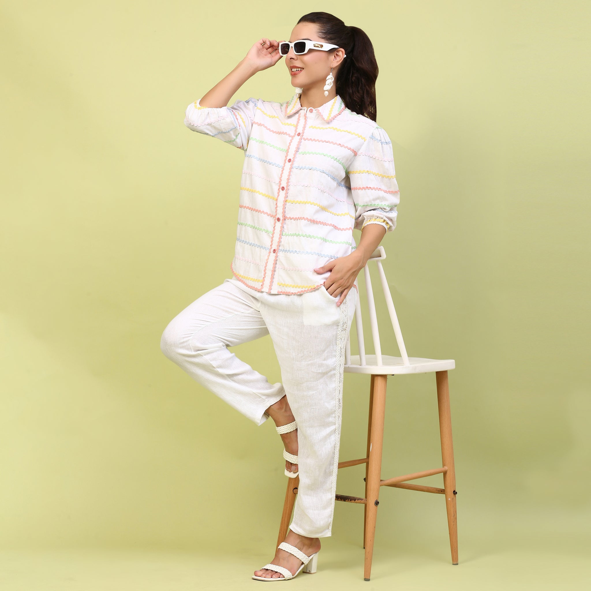 QUINNY SHIRT CO-ORD SET