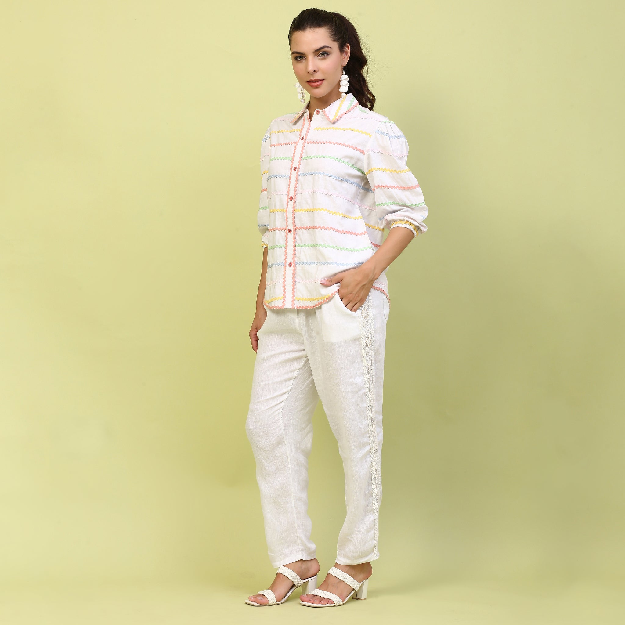 QUINNY SHIRT CO-ORD SET