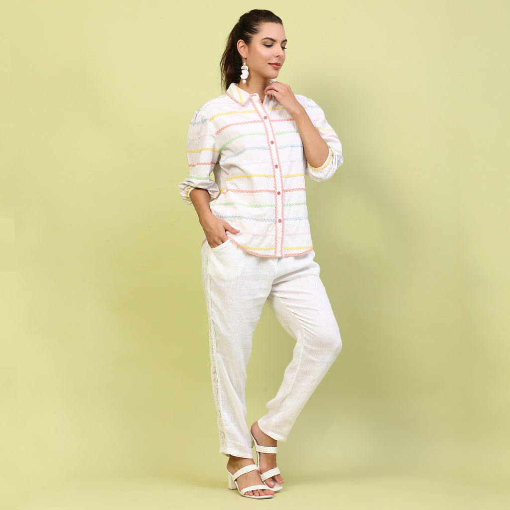 QUINNY SHIRT CO-ORD SET