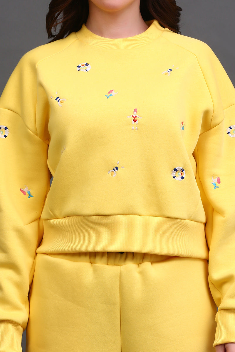 ASH SWEATSHIRT YELLOW