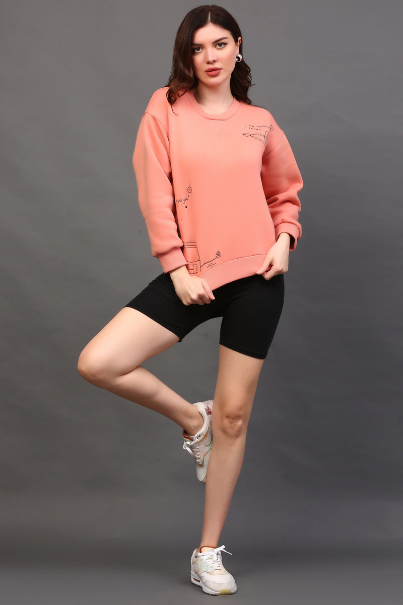 ASHE MISSU SWEATSHIRT PEACH