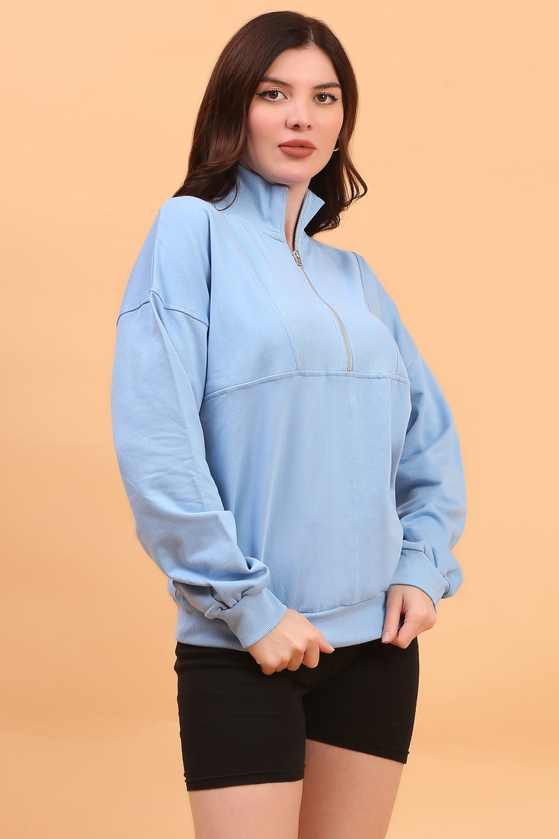 ZEP SWEATSHIRT POWDER BLUE