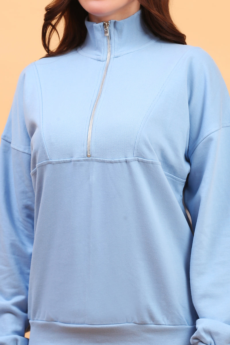 ZEP SWEATSHIRT POWDER BLUE