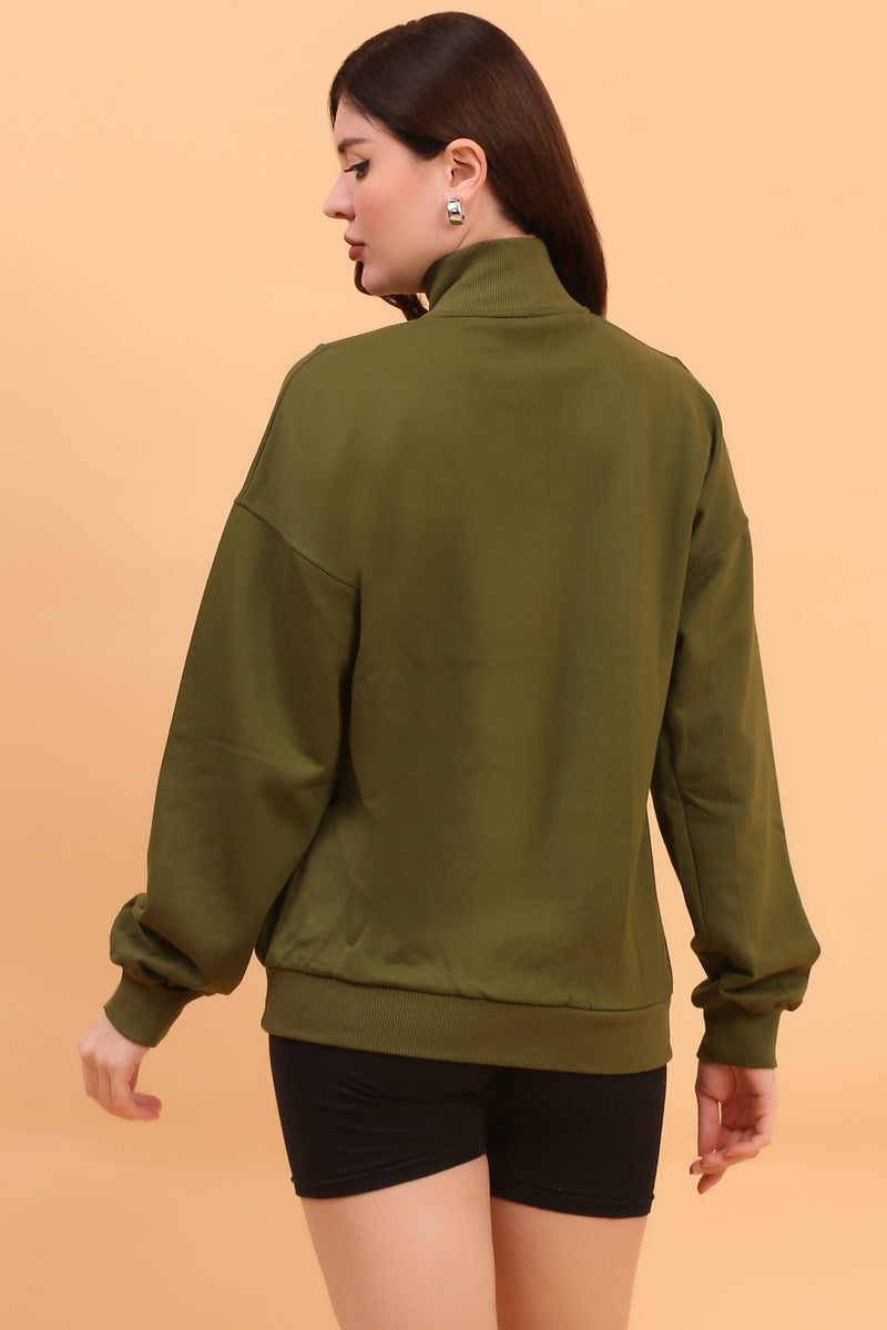 ZEP PULLOVER SWEATSHIRT OLIVE