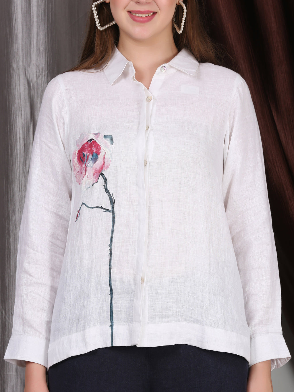 SERAPHARA HAND PAINTED SHIRT