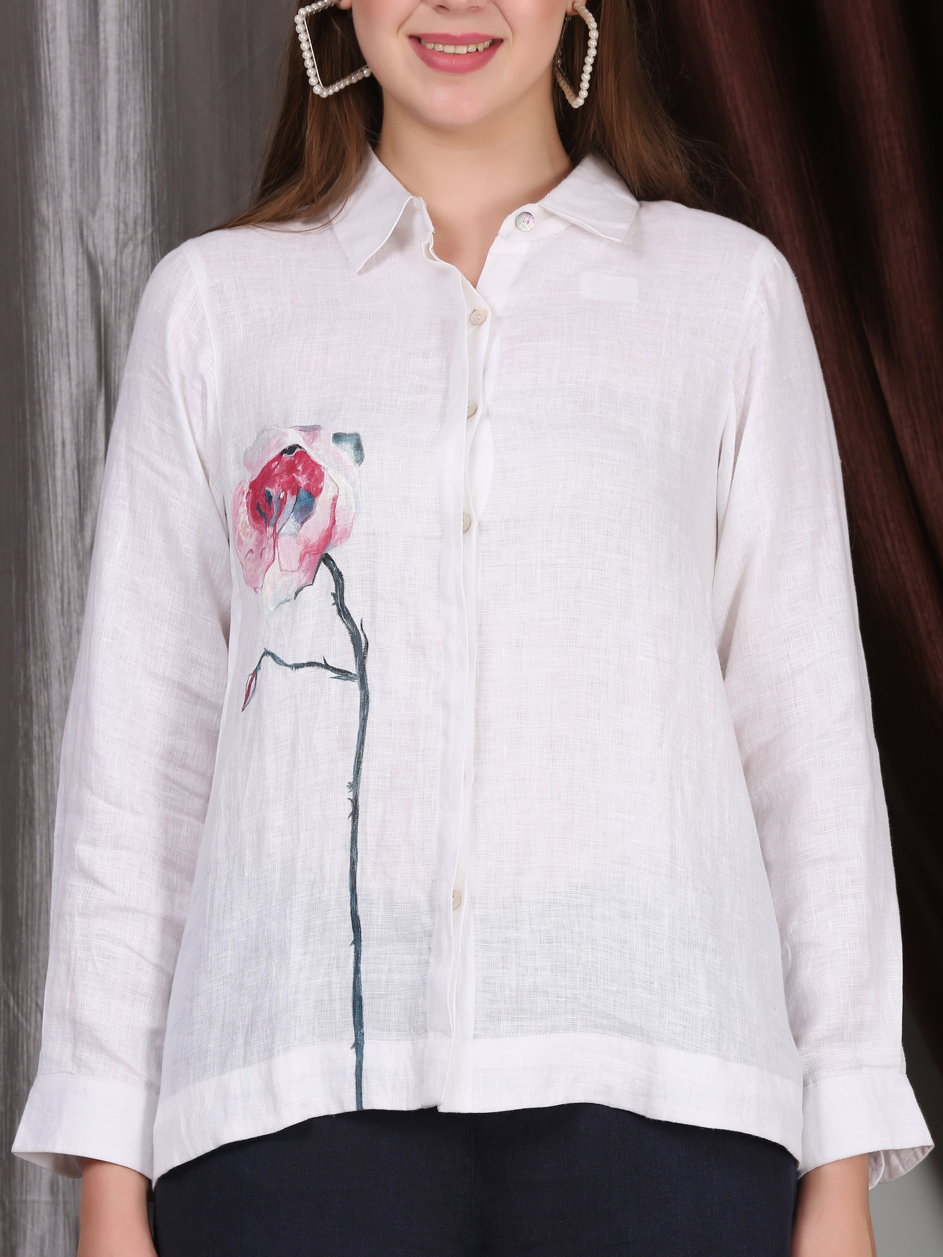 SERAPHARA HAND PAINTED SHIRT