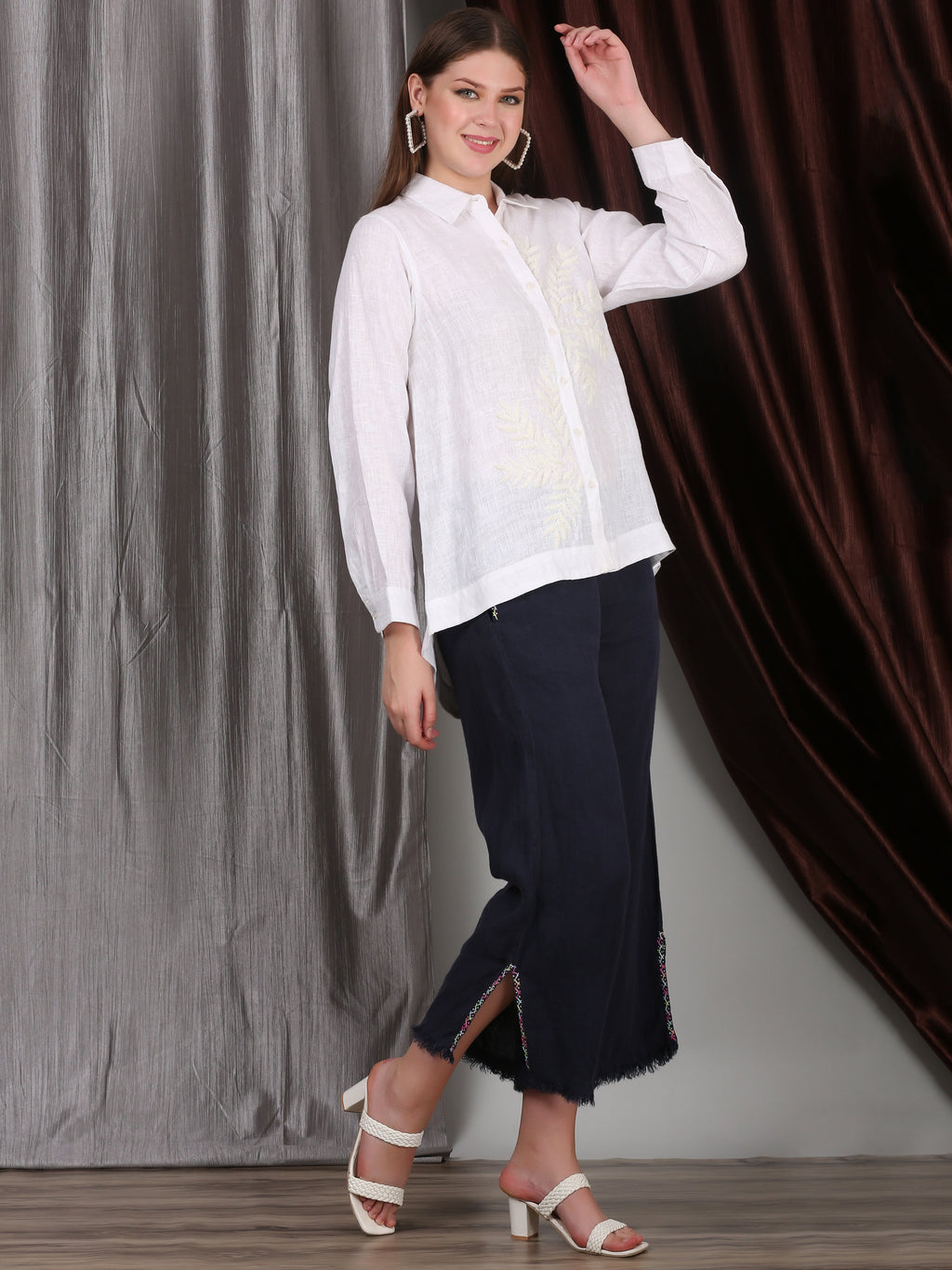 ELAYA EMBROIDERED SHIRT