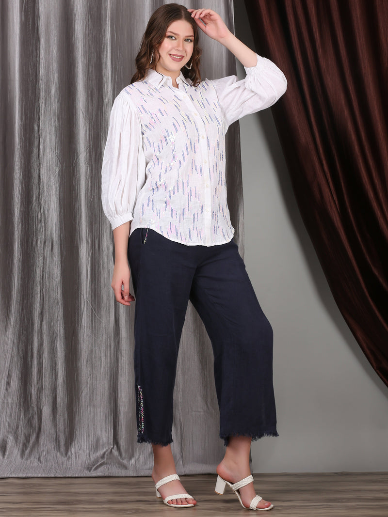 ELAYA SEQUIN SHIRT