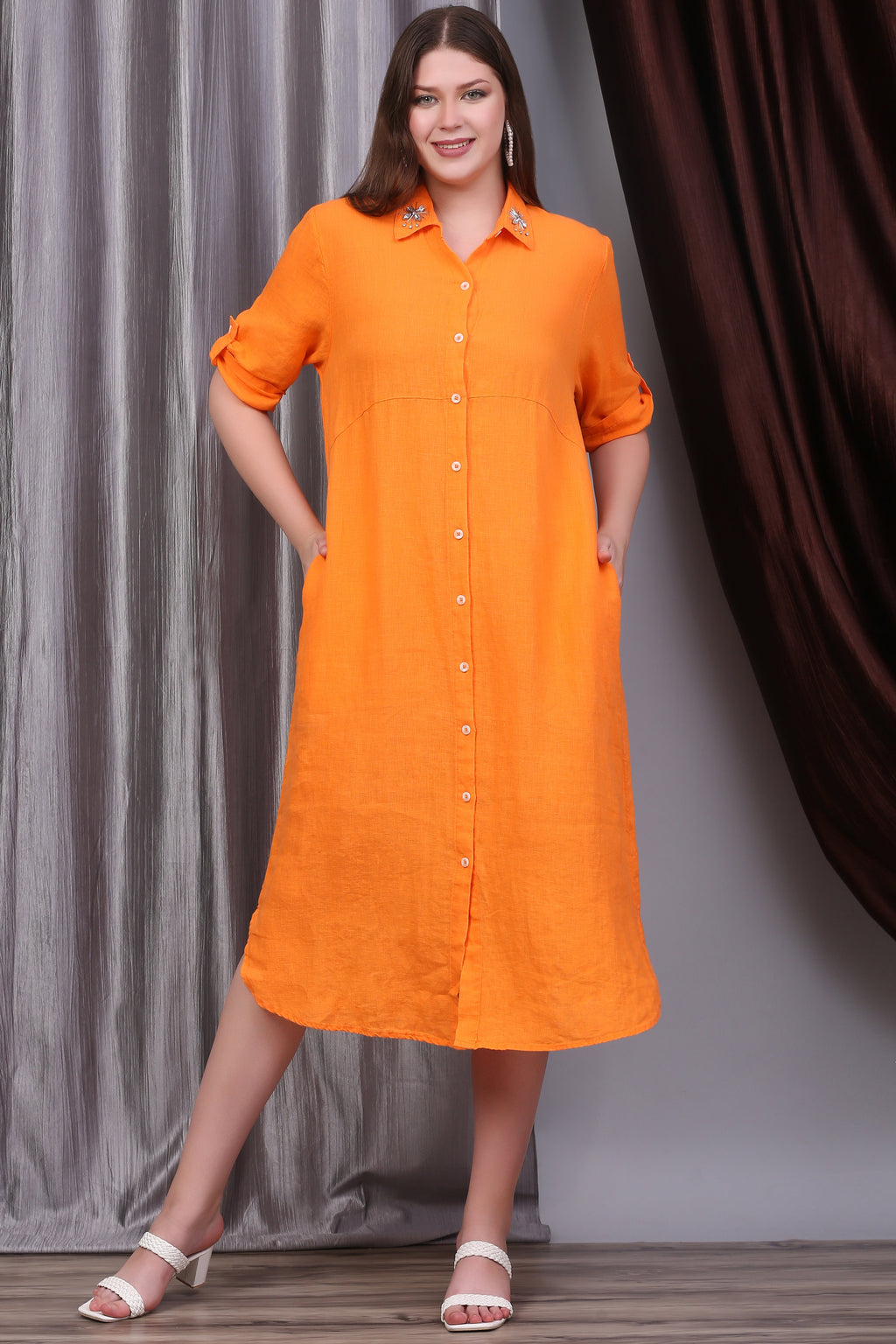 ELORIA EMBELLISHED DRESS