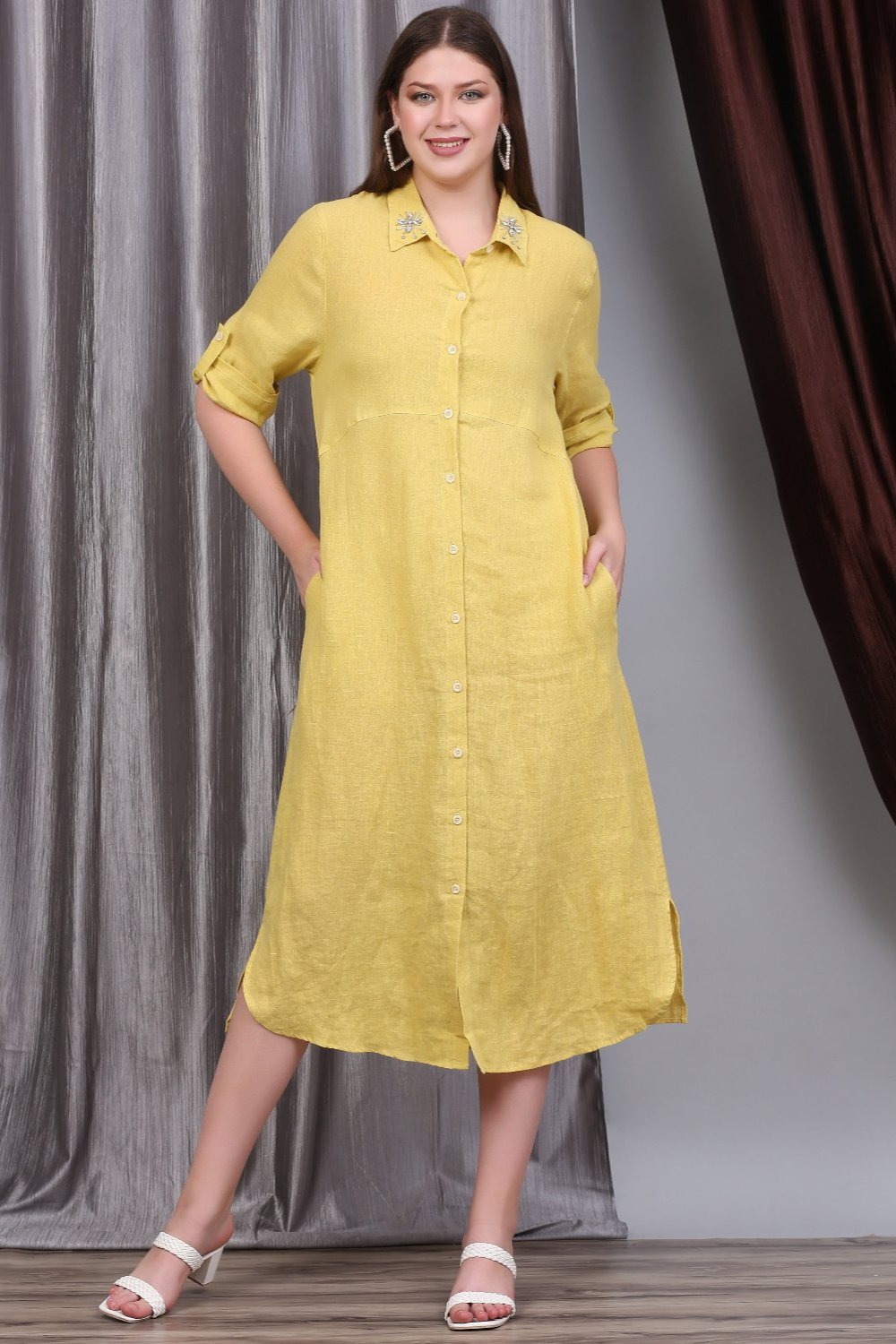 ELORIA EMBELLISHED DRESS