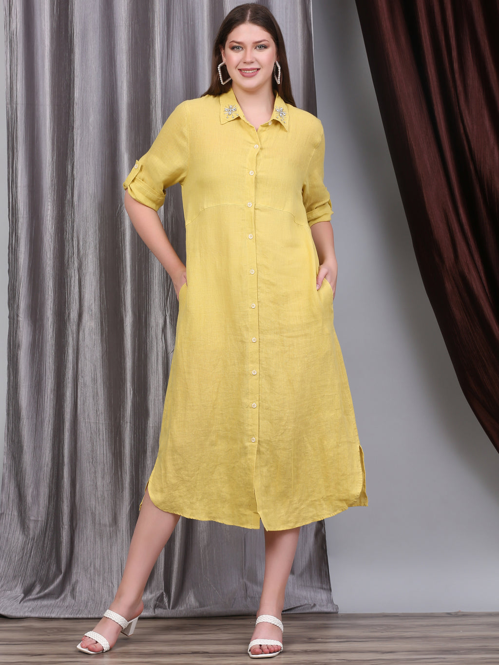 ELORIA EMBELLISHED DRESS