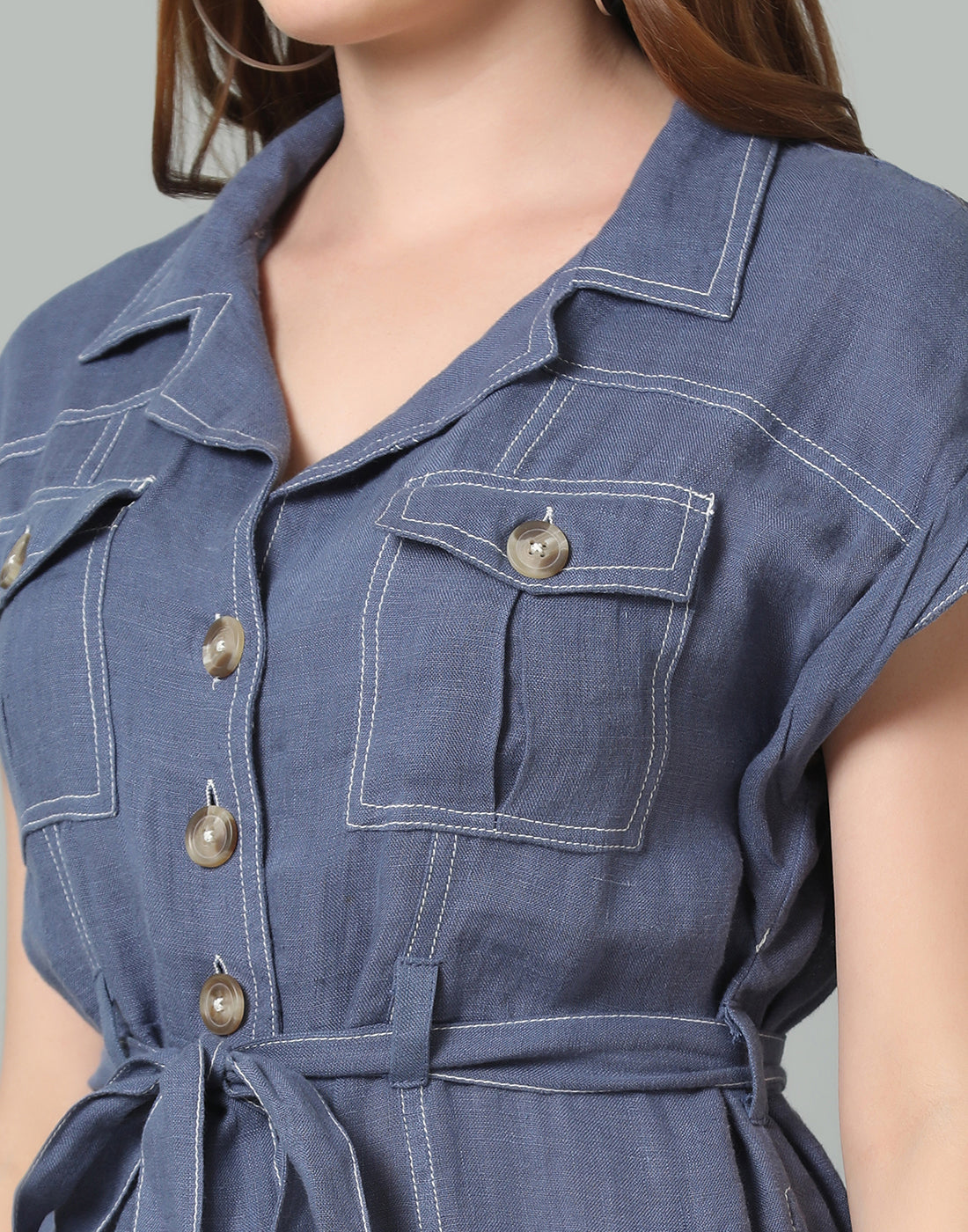 BETSY LINEN  JUMPSUIT