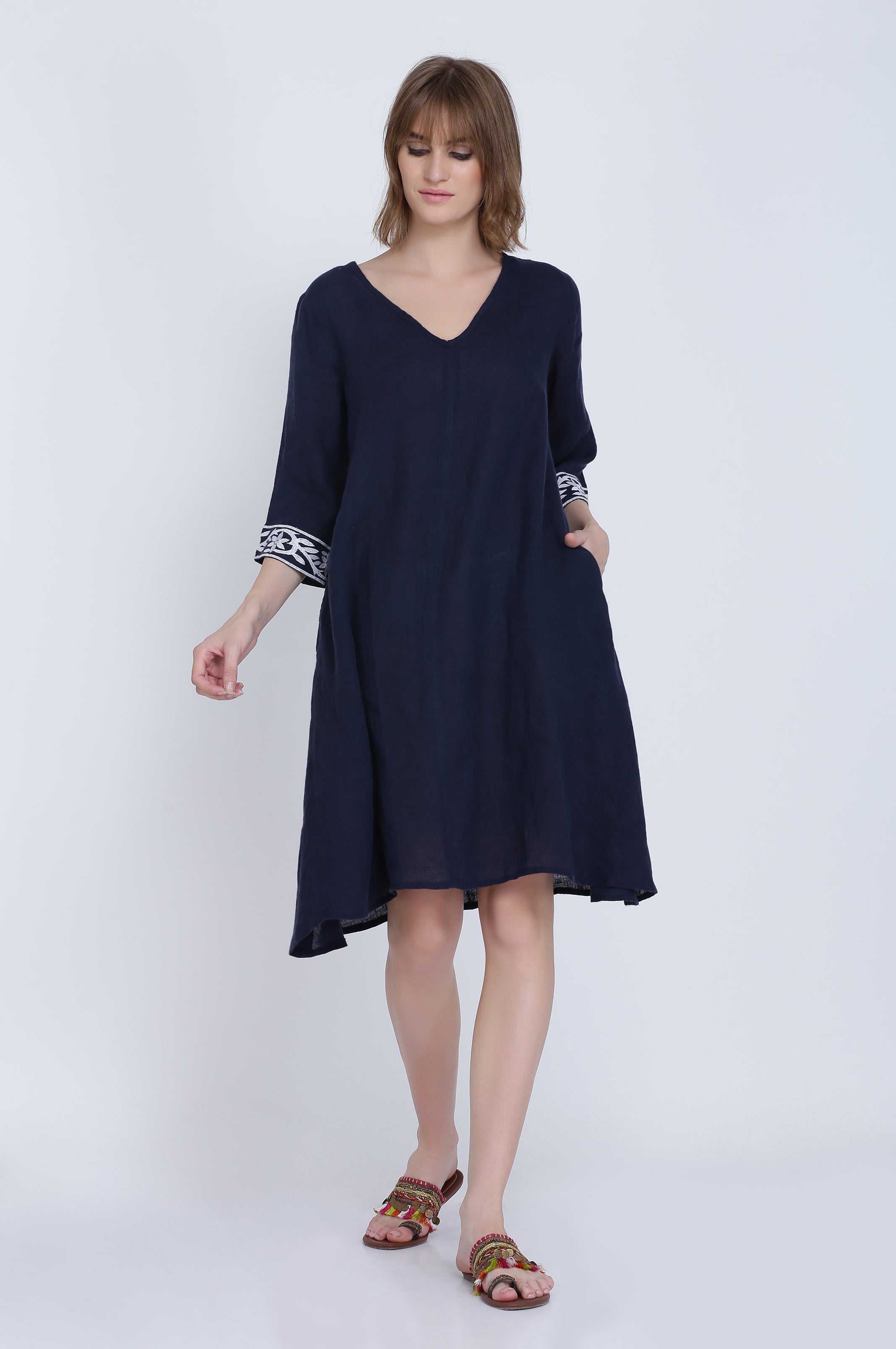 CHAVIV EMBROIDERED DRESS