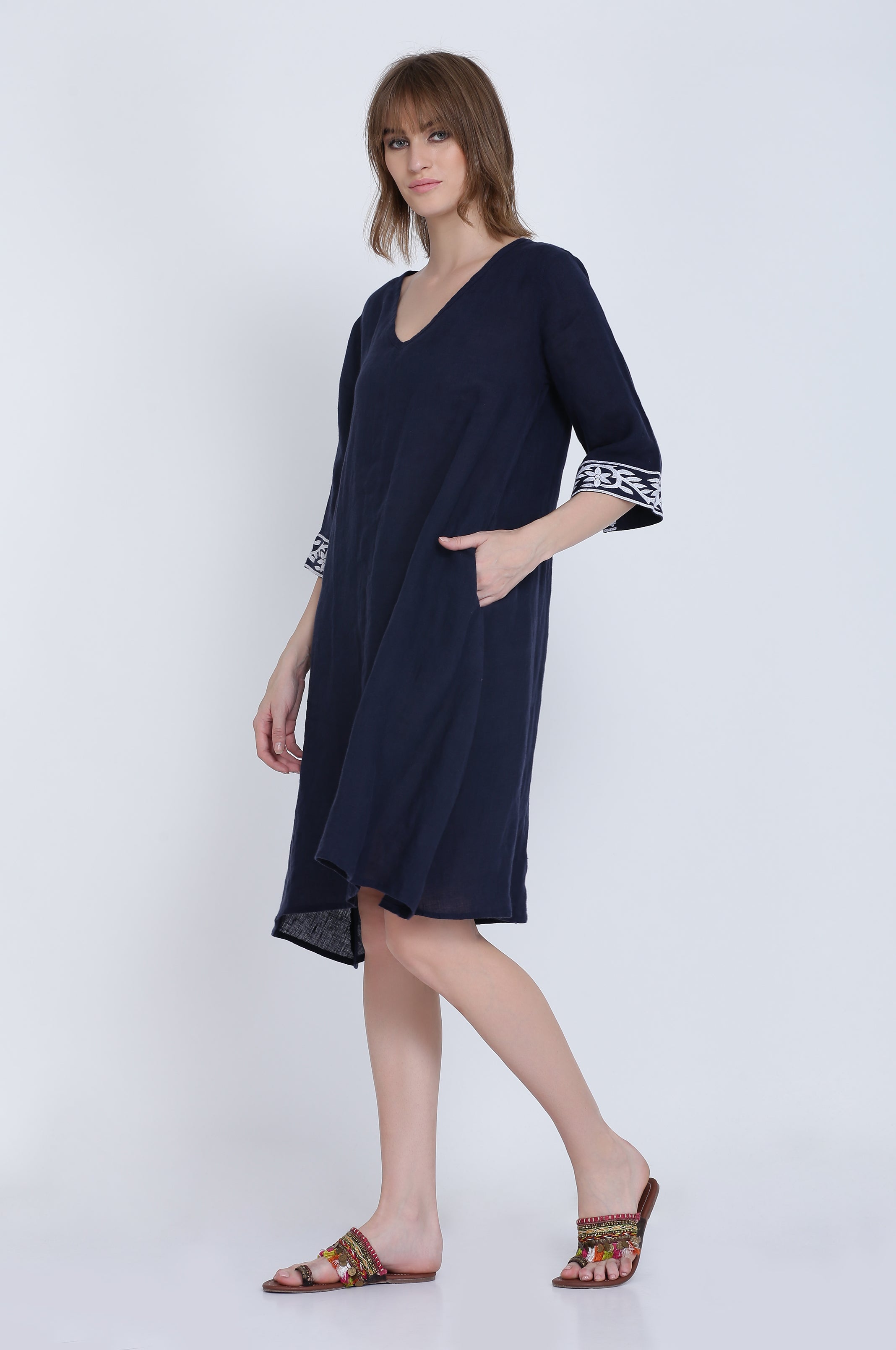 CHAVIV EMBROIDERED DRESS