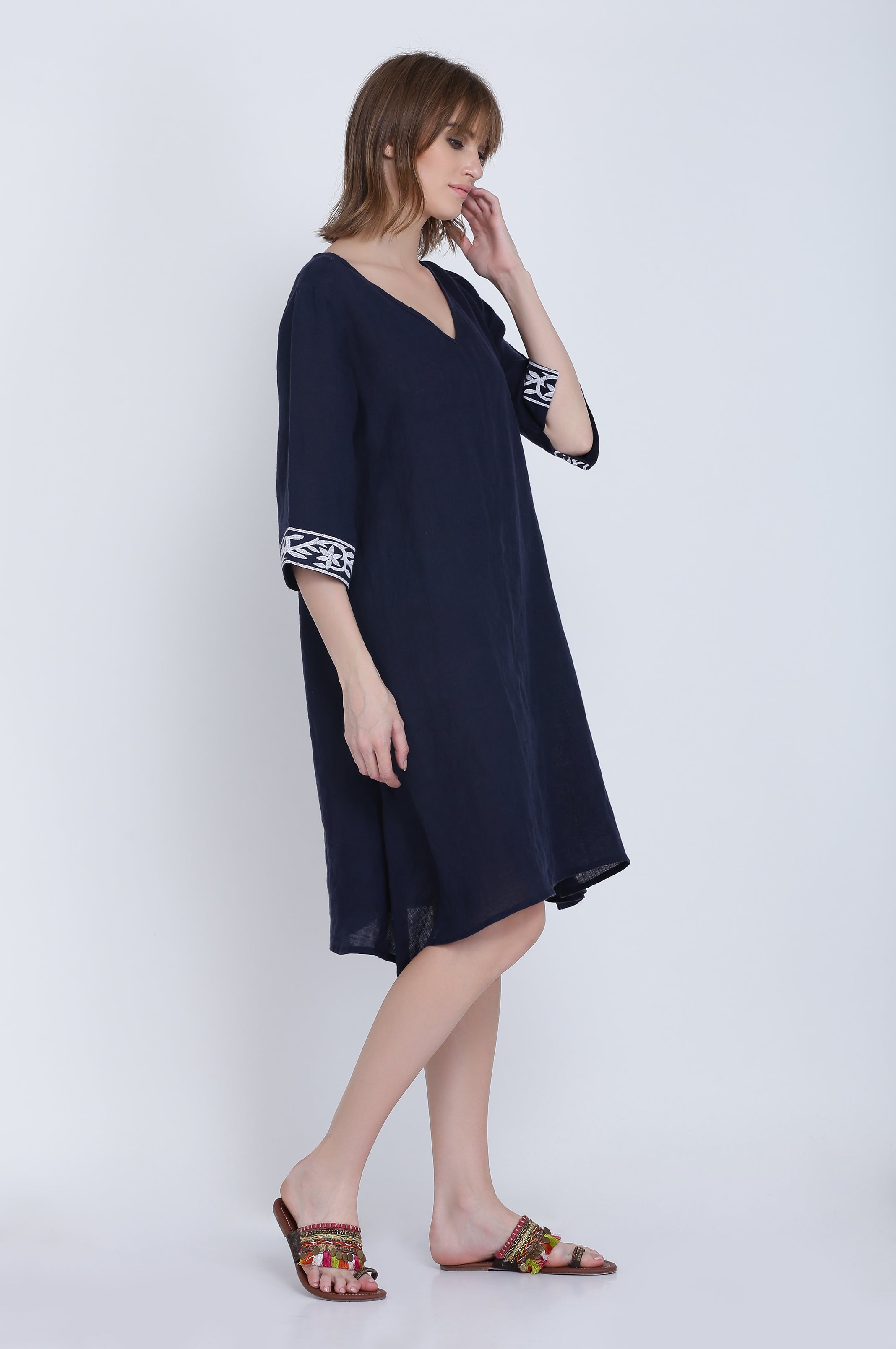 CHAVIV EMBROIDERED DRESS